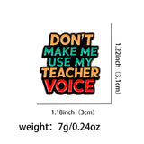 Teacher Voice Brooch Enamel Pin
