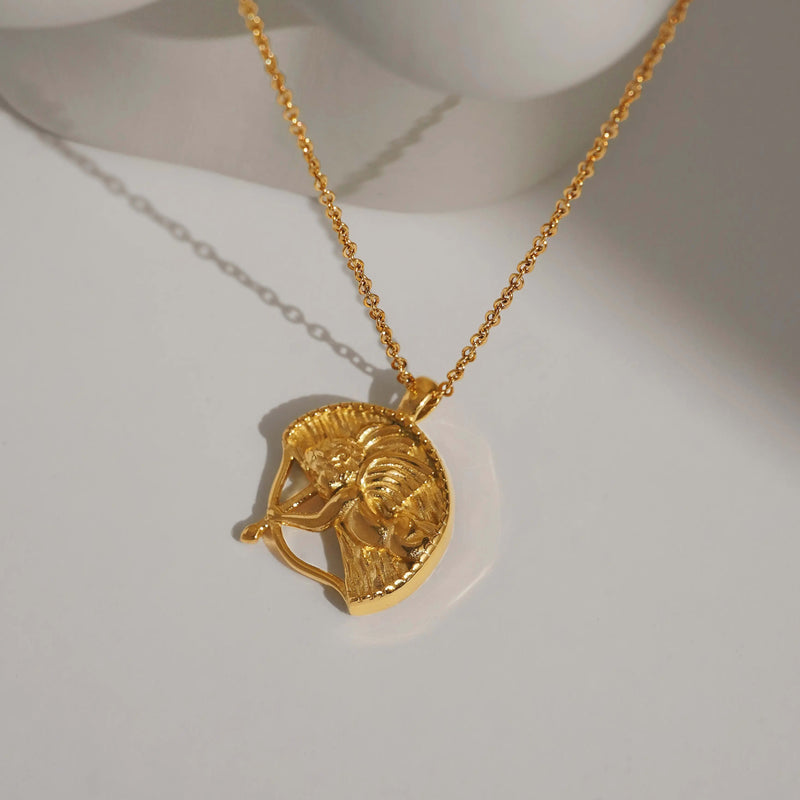 18K Gold Plated Amor Necklace