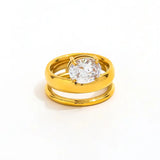 18k Gold Plated Amelia Ring