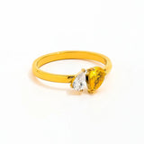 18k Gold Plated Dainty Stone Rings