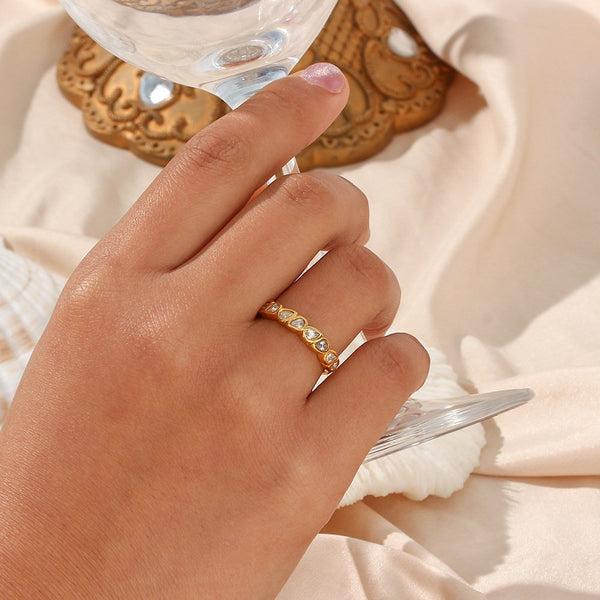 18K Gold Plated Marina Ring