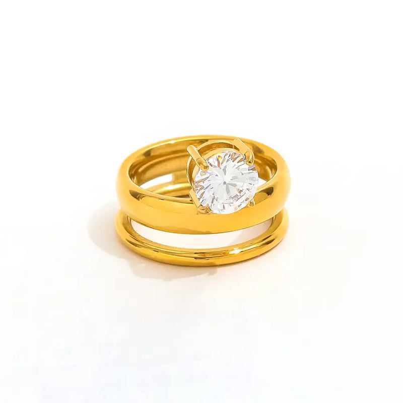 18k Gold Plated Amelia Ring
