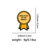 Employee Of The Month Brooch Enamel Pin