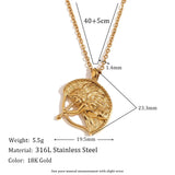 18K Gold Plated Amor Necklace