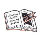 Escaping Reality Book Brooch Enamel Pin
