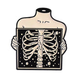 Chest X-Ray Radiology Brooch Enamel Pin