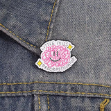 Miss Procrastinator Brooch Enamel Pin