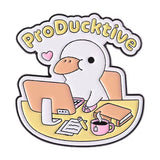 Producktive Brooch Enamel Pin