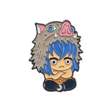 Inosuke Hashibira Demon Slayer Anime Brooch Enamel Pin