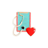 Stethoscope and Chart Medical Brooch Enamel Pin