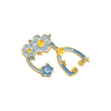 Floral Stethoscope Medical Brooch Enamel Pin