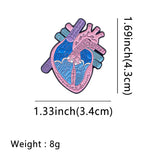 Heart Medical Brooch Enamel Pin