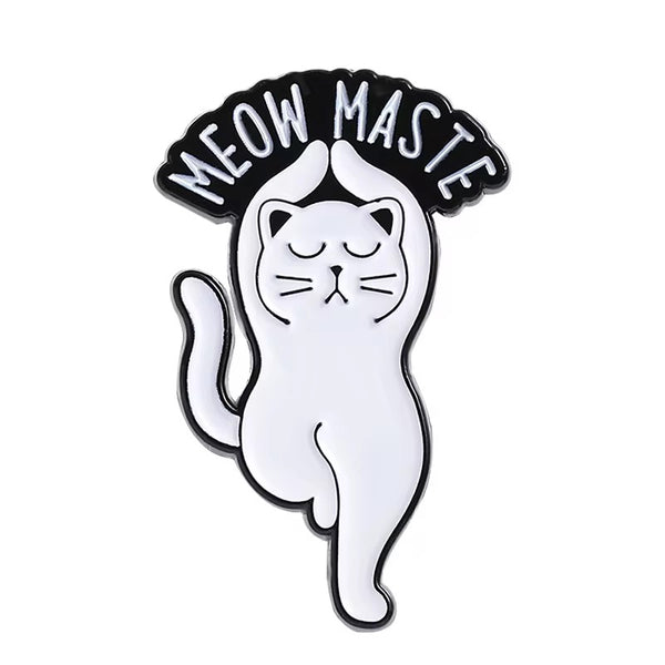 Meowmaste Cat Brooch Enamel Pin