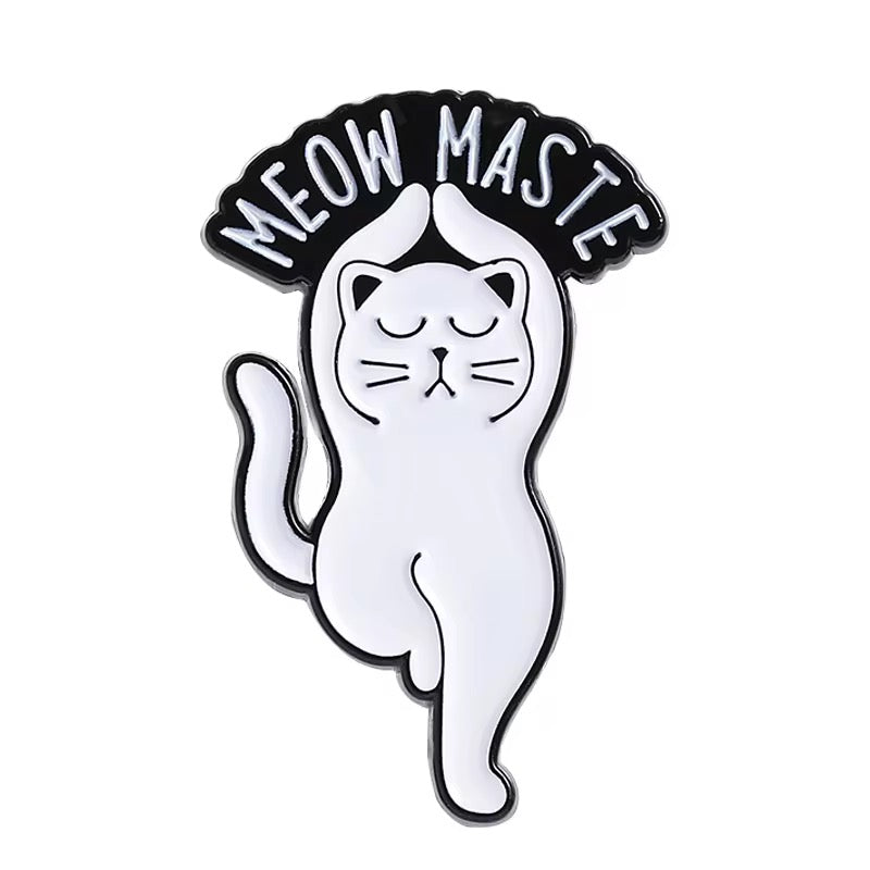 Meowmaste Cat Brooch Enamel Pin