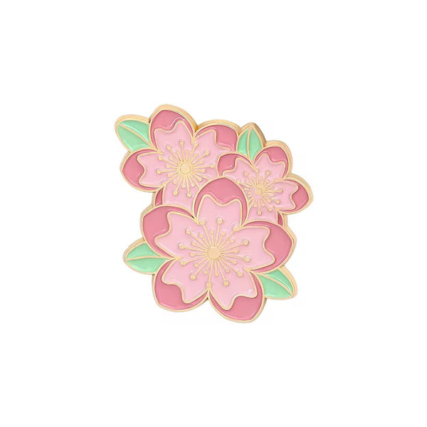Cherry Blossoms Brooch Enamel Pin