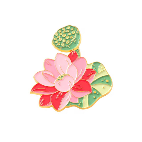 Lotus Brooch Enamel Pin