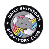 Shitstorm Survivors Club Brooch Enamel Pin
