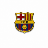 FC Barcelona Crest Metal Enamel Sticker