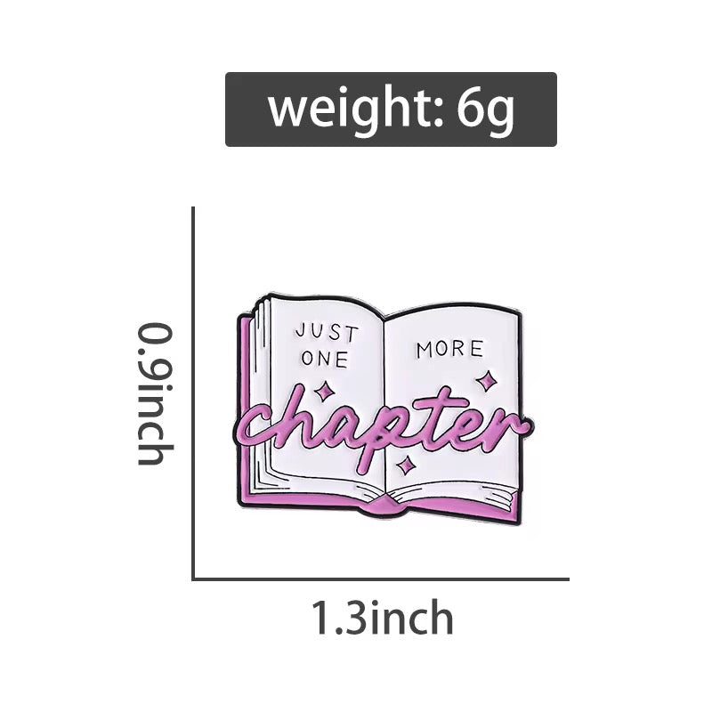 One More Chapter Brooch Enamel Pin