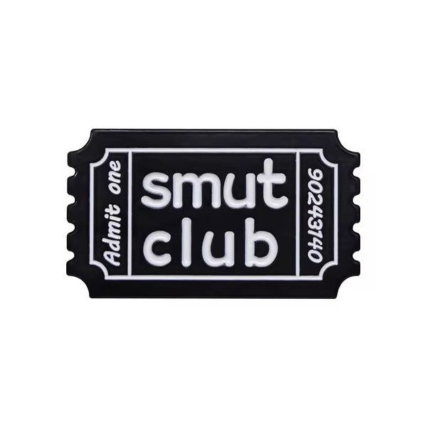 Smut Book Club Brooch Enamel Pin