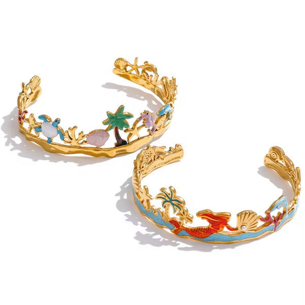 18k Gold Plated Tale of the Tides Bracelets