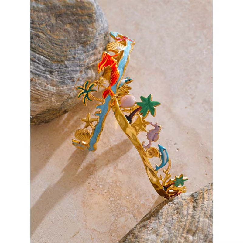 18k Gold Plated Tale of the Tides Bracelets