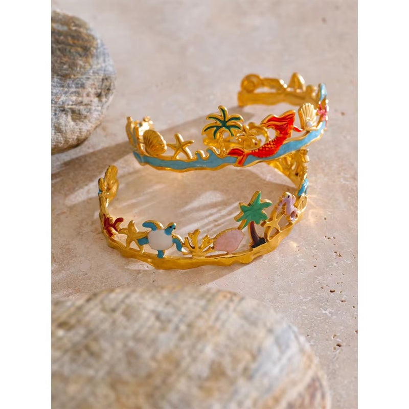 18k Gold Plated Tale of the Tides Bracelets