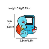 Squirtle Pokemon Brooch Enamel Pin