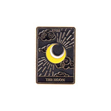 The Moon Tarot Card Brooch Enamel Pin