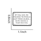 Team Meeting Brooch Enamel Pin