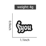F You Brooch Enamel Pin