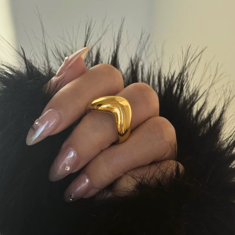 18k Gold Plated Harper Ring