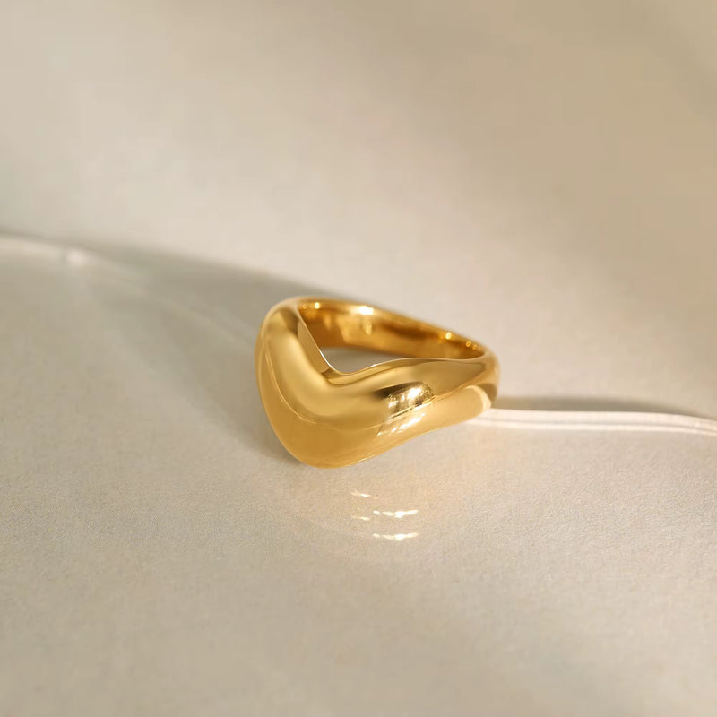 18k Gold Plated Harper Ring