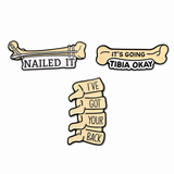 The Bone Squad Enamel Pin Bundle