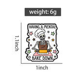Mental Bake Down Brooch Enamel Pin