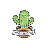 Not A Hugger Brooch Enamel Pin