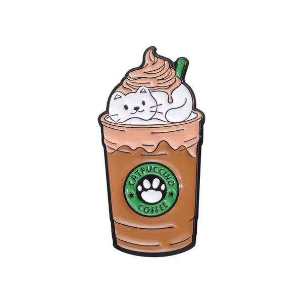 Cate Frappe Brooch Enamel Pin