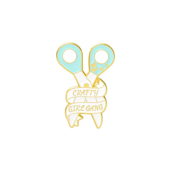Crafty Girl Gang Brooch Enamel Pin