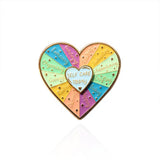 Self Care Today Rotatable Brooch Enamel Pin