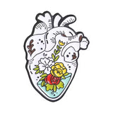 Blooming Heart Medical Brooch Enamel Pin
