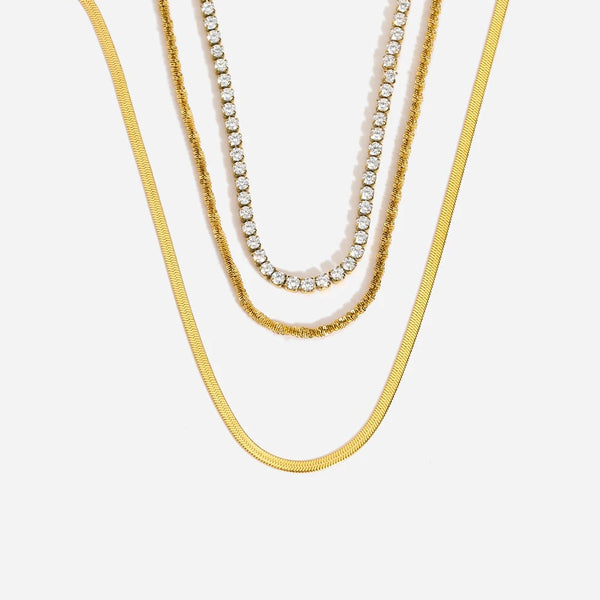 18K Gold Plated Florentine Necklace