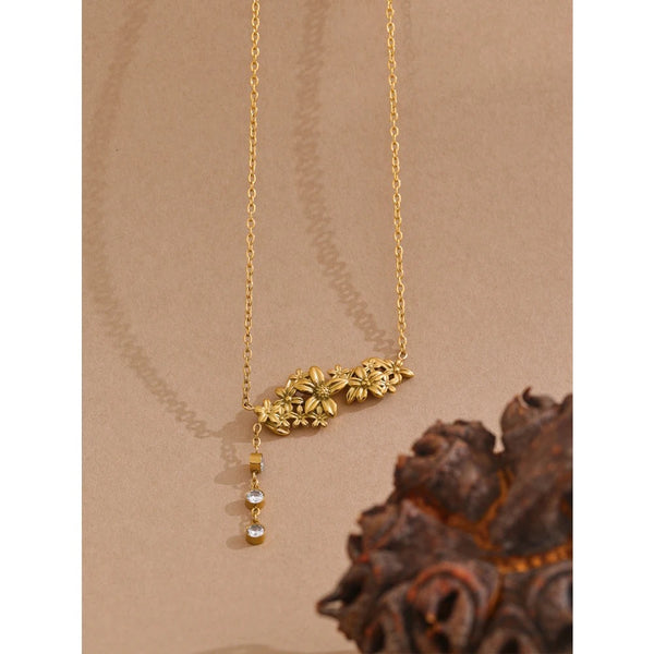 18K Gold Plated Fiora Necklace