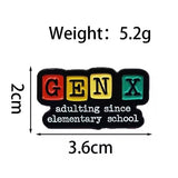 Gen X Brooch Enamel Pin