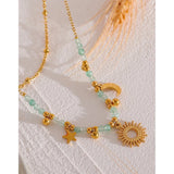 18k Gold Plated Celestial Necklace