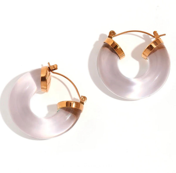 18K Gold Plated Eleanor Hoops