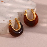 18K Gold Plated Ella hoops