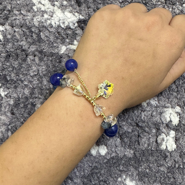 Blue Beaded Bracelet