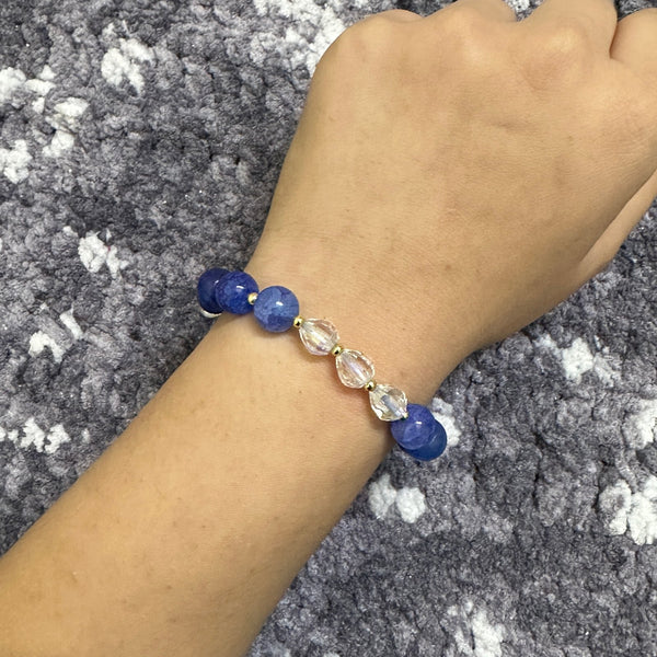 Blue Beaded Bracelet