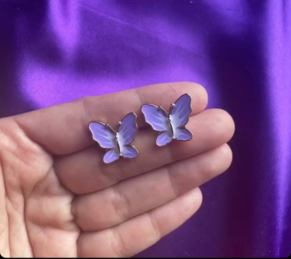 Small Butterfly Studs