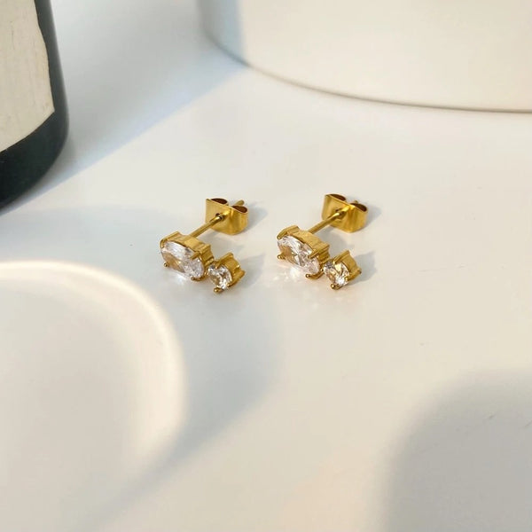 18K Gold Plated Avery Studs